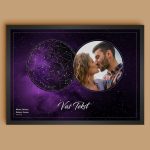 Galaxy Slika - Mapa Zvezda sa Vašom Fotografijom personalizovana mapa zvezda poklon prikaz 2